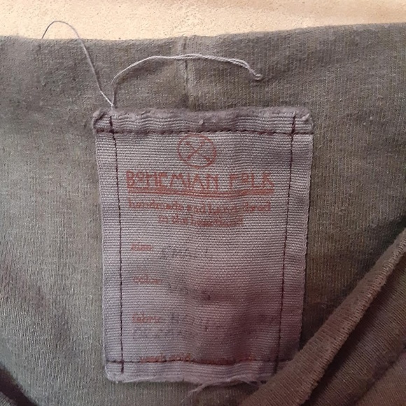 COPY - Bohemian Folk Skirted Bootleg Pants - Picture 3 of 3